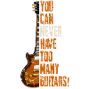 You can never have enough guitars!