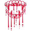 Drops of blood vampire