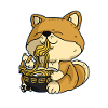 Ramen Hund Asiat Japan Hund Shiba inu