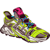 Modern sneaker illustration
