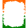 farbiger Krach Rahmen