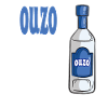 Ouzo arbeitet immer griechischer Anisgeist