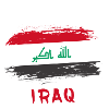 Drapeau de l'équipe irakienne