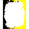 farbiger Krach Rahmen