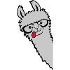 Nerd Horn Glasses Lama