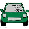 Driver Comic Car