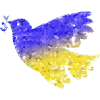 Peace Dove Ukraine Mosaic