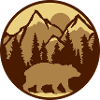 Mountains Forest Bear