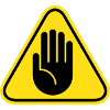 Hand signal stop