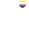 Non-binary Csd non-binary flag gift