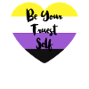 Non-binary non-binary flag LGBTQ gift