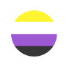 Non-binary non-binary flag LGBTQ gift