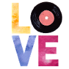 Love tourne-disque vinyle