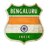 Bengaluru Inde Armoiries Drapeaux Design