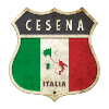 Cesena Italie Armoiries Drapeaux Design