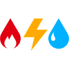 Gas Electricity Water