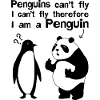 Pinguin Panda