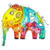Funny Elephant Illustration