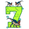 7th birthday Dino