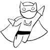 superhero hero evil villain opponent