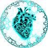 Heart, Sphere, Turquoise