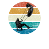 Kitesurf Kiteboarder Kiteboard Silhouette Non