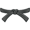 Cintura di Karate, Cintura Nera 1° Dan, Istruttore di Karate