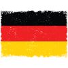 Grunge German flag