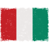 Grunge Italy Flag