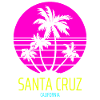 Santa Cruz California Vintage Retro Sunset