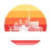 Münster Retro Skyline