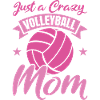 Lustige Volleyball Mama
