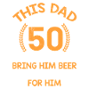Denne far er over 50 år og har fødselsdag 50 år