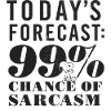 Peanuts Snoopy 99% Chance Sarcasme
