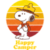 Peanuts Snoopy Happy Camper Camping