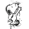 Peanøtter Snoopy Graffiti Street Art
