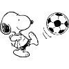 Peanuts Snoopy Fußball Sport