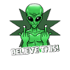 Doigt d’honneur extraterrestre Croyez-le
