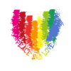 peace and love,heart,rainbow,love,peace