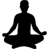 Yoga Position Silhouette