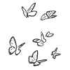 butterflies butterfly pattern symbol