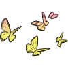 yellow butterflies butterfly symbol