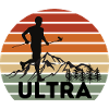 Ultra Trail Runner Sunset