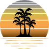 Urlaubsträume: Sonne Palmen Sandstrand