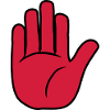 Stop Hand Sign