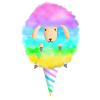 Cotton Candy Sheep