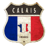 Calais France Armoiries Drapeaux Design
