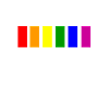 Gay pride abstract design