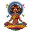 African Woman Hippie Yoga