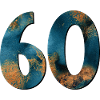 Number 60 - 60th birthday